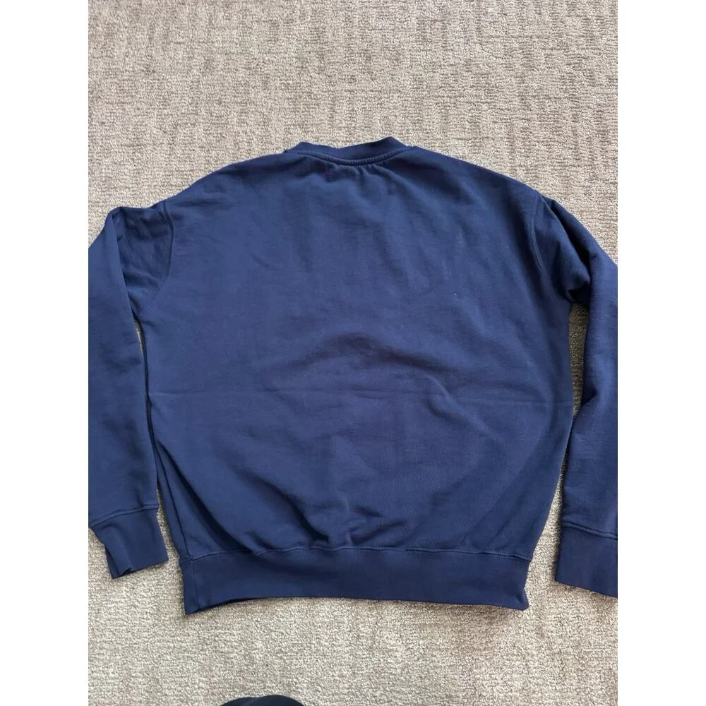 Family First Milano Navy Blue Crewneck  Sweatshirt American USA Flag S Italy - Picture 3 of 9